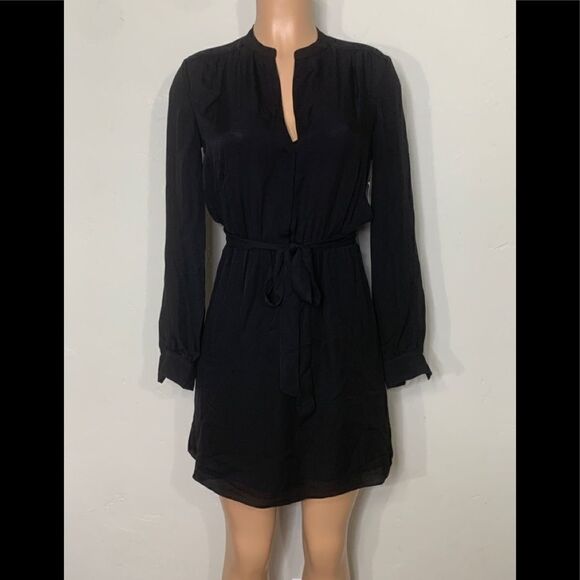 New. Joie silk belted shirt dress. - Picture 12 of 16